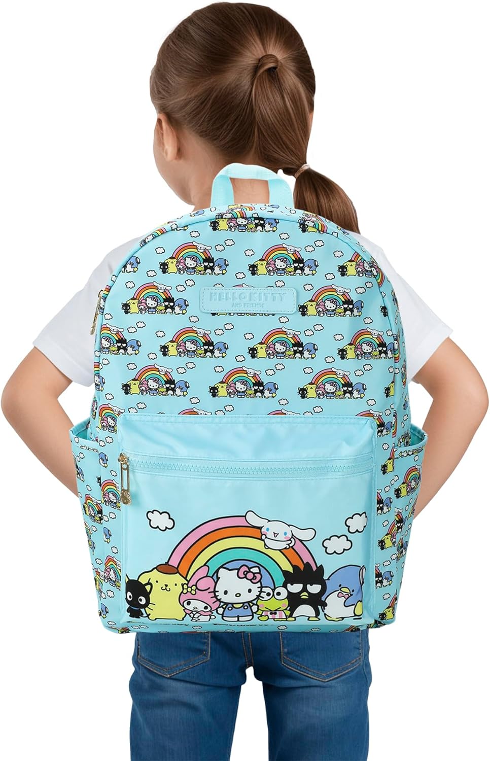 Hello Kitty And Friends Favorite Characters Adult 16.5" Nylon Travel Backpack