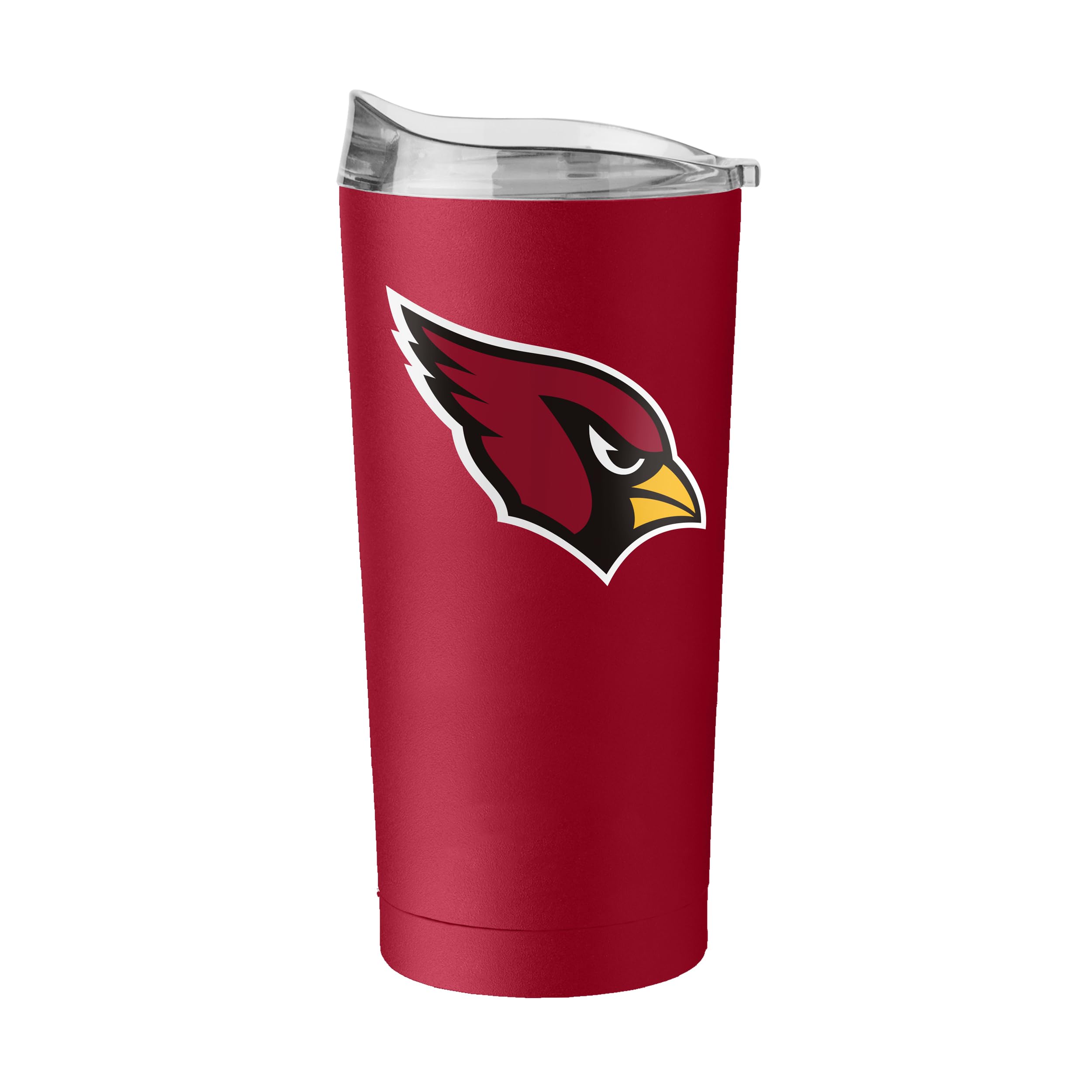 FANMATS NFL Arizona Cardinals 20 oz Stainless Steel Tumbler — Powder-Coated | 20 Fluid Ounces | Vacuum Insulated | Team Color