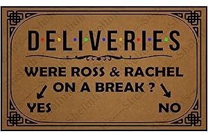 Ross and Rachel on a Break Doormat