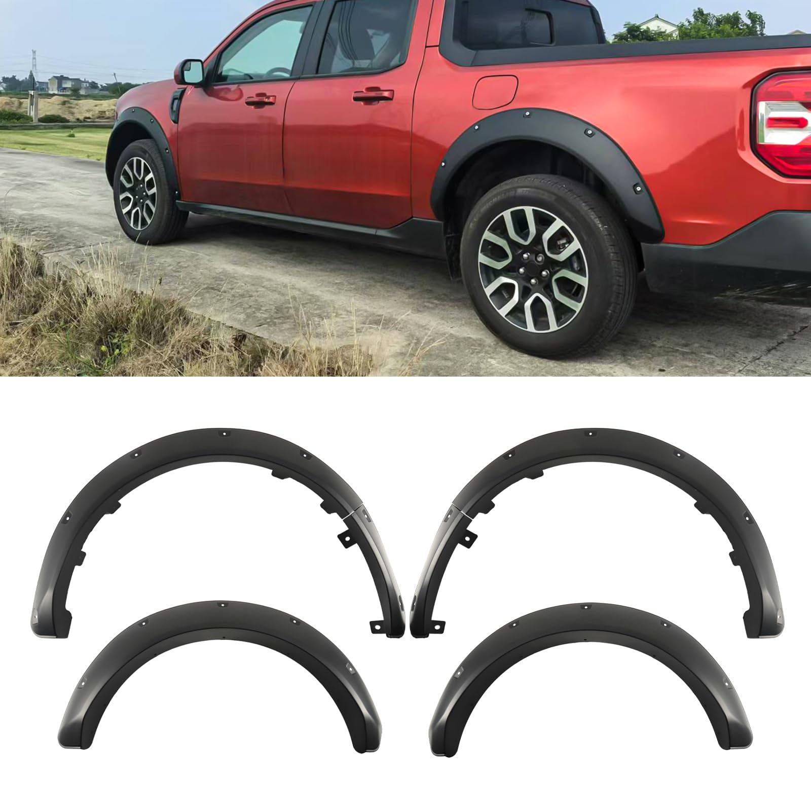 Amazon.com: Wide Fender Flares for Ford Maverick 2022-2026 Bolt
