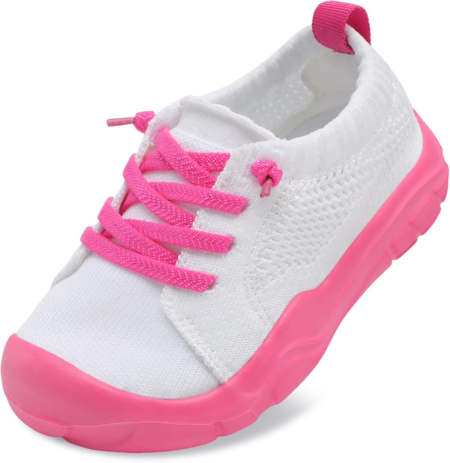 LeIsfIt Toddler Shoes Girls Boys Wide Barefoot Shoes Kids Breathable Sneakers Slip on Tennis Shoe Lightweight Sneakers
