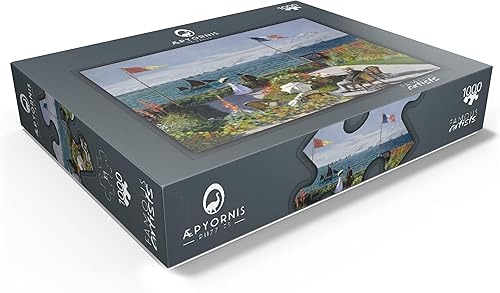 Miniatura 3 de MyPuzzle Garden at Sainte-Adresse by Claude Monet - Rompecabezas prémium de 1000 piezas para adultos