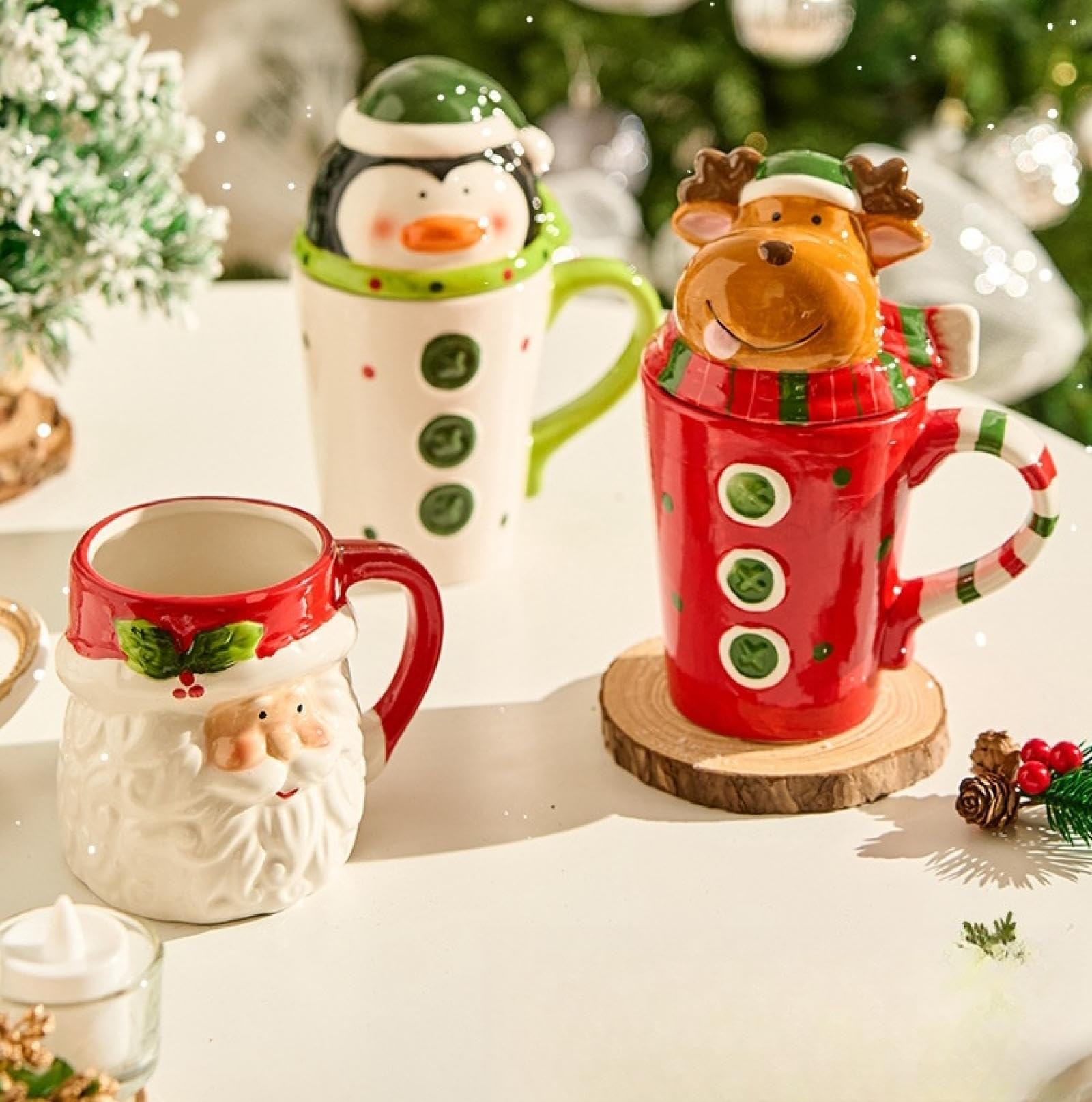 Amazon.co.jp: マグカップ クリスマスプレゼント クリスマスコーヒー 