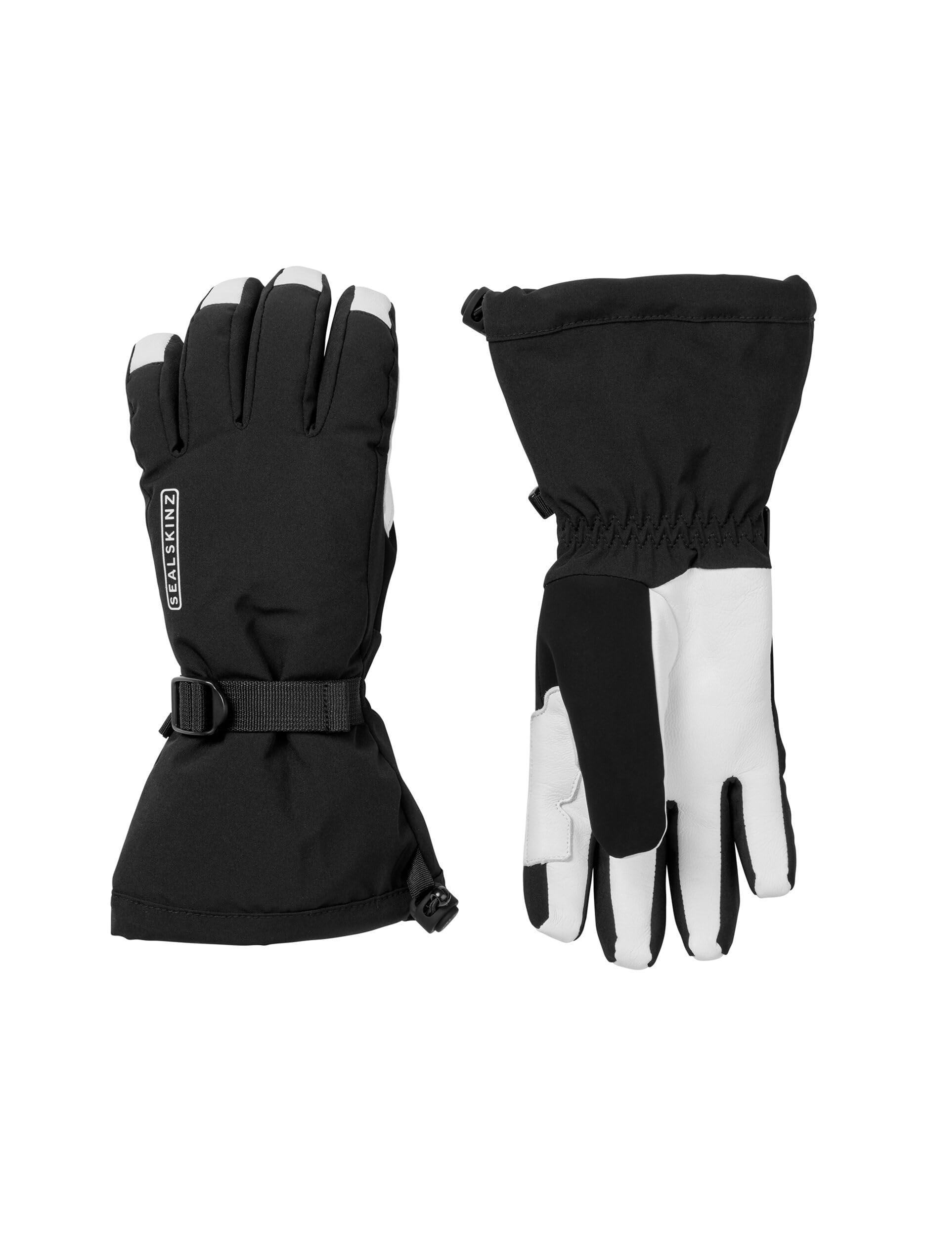 Seal Skinz Women's Black Fransham Waterproof Ski Gloves