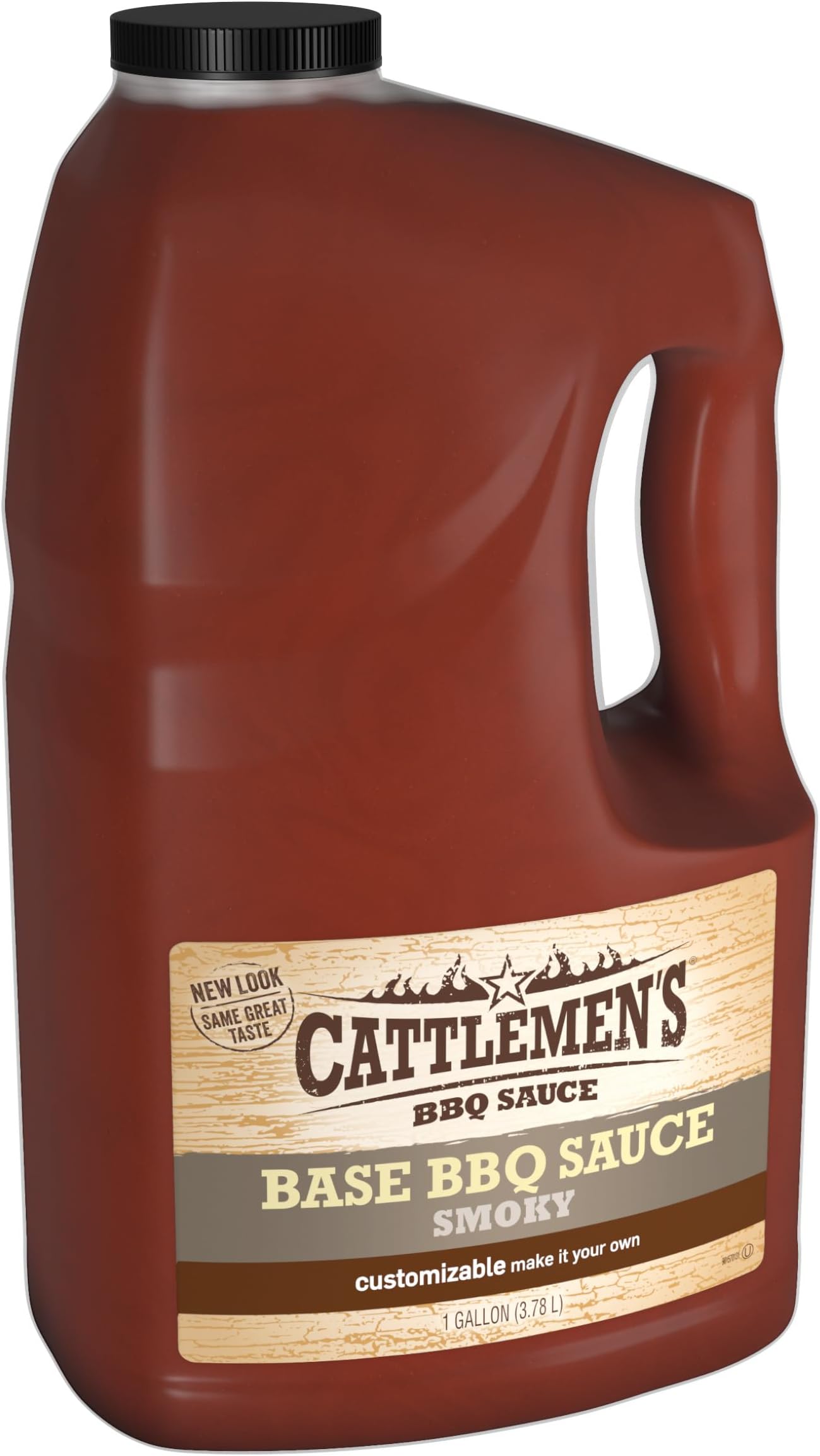 Smoky Base BBQ Sauce, 1 gal - One Gallon Jug of Customizable Smoky Barbecue Sauce Base for Chefs, Ideal for Ribs, Briskets, Wings and More