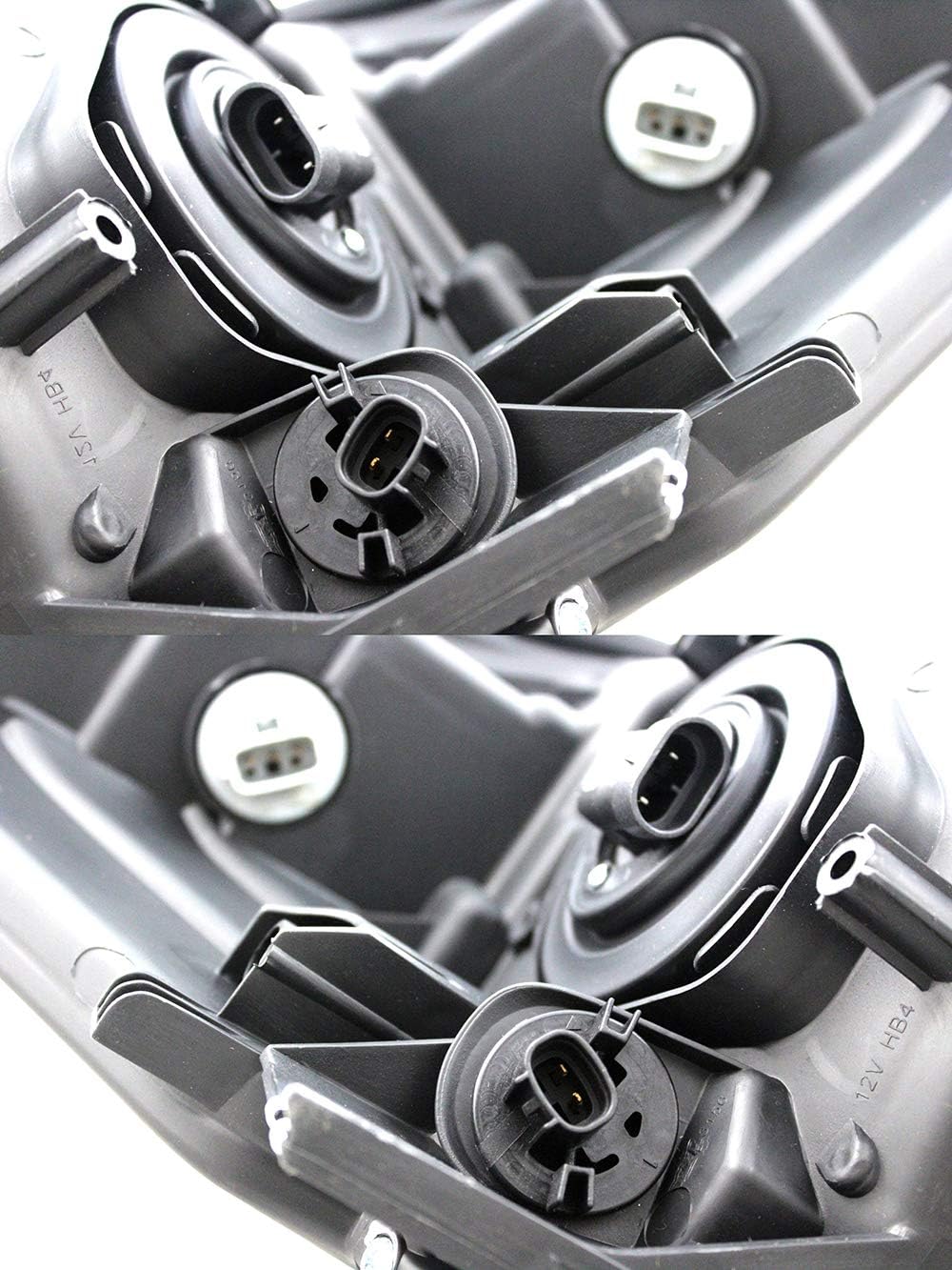 For Nissan Quest Headlights Lamps Set 2004 2005 2006 2007 2008 2009 Halogen Driver and Passenger Side