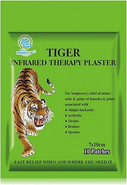Tiger Balm Pain Patches 10 x 7cm Pack of 10 - Back, Neck, etc