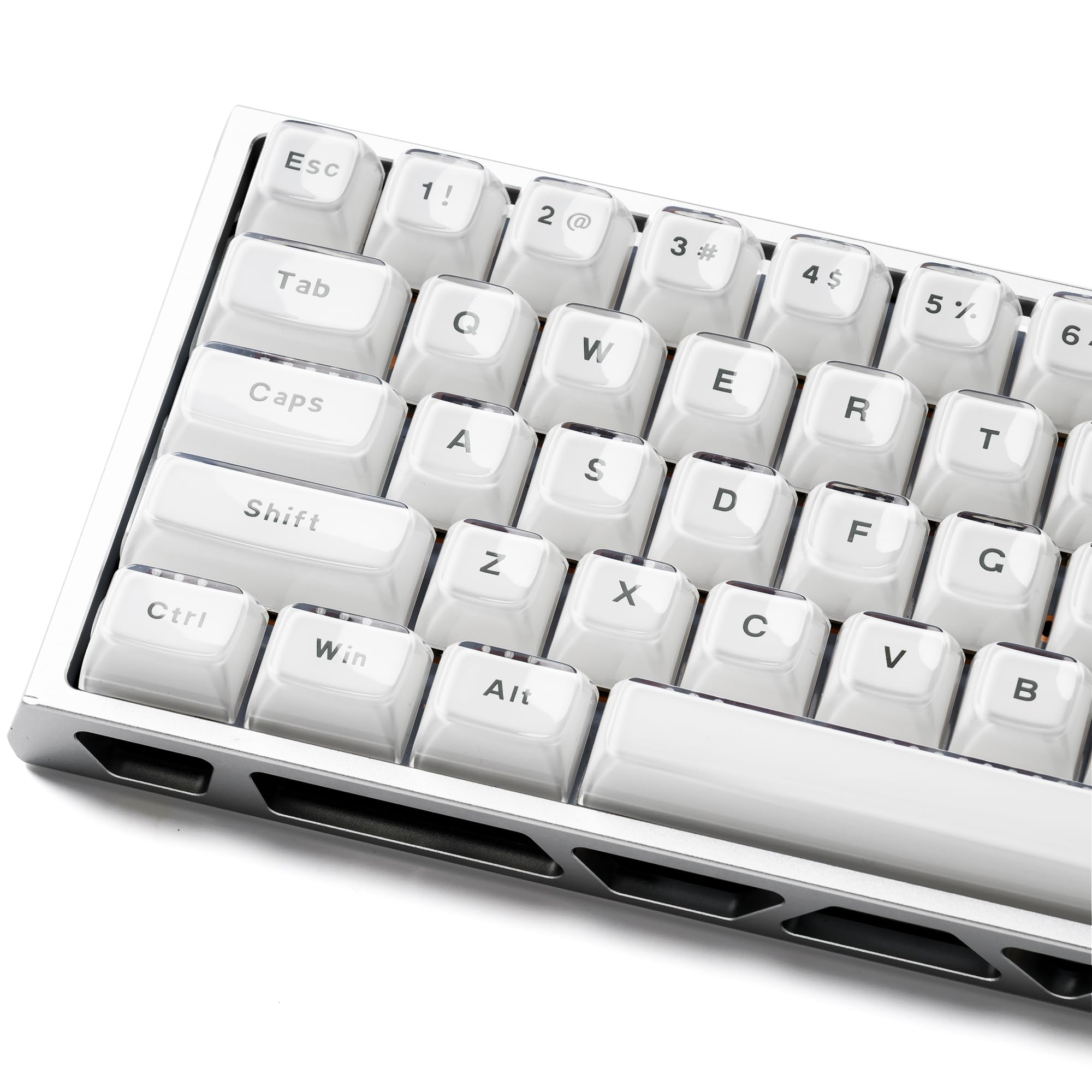 Amazon.com: GMKWTL XVX White Crystal Jelly Keycaps, Clear
