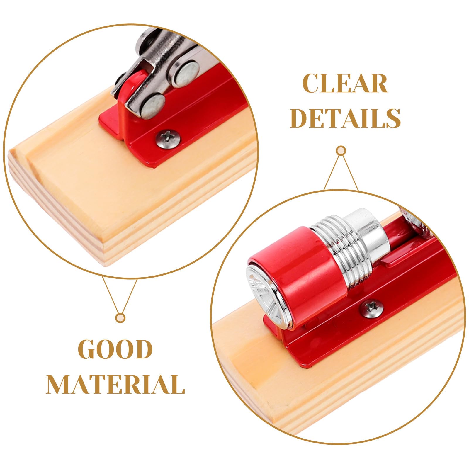 NUOBESTY Casse-Noix Angle Ajustable de 35 à 45 Degrés en Bois et Acier Inoxydable Mécanique Pince Ouverture Facile des Noix Outil Pratique pour Fruits Secs à Domicile