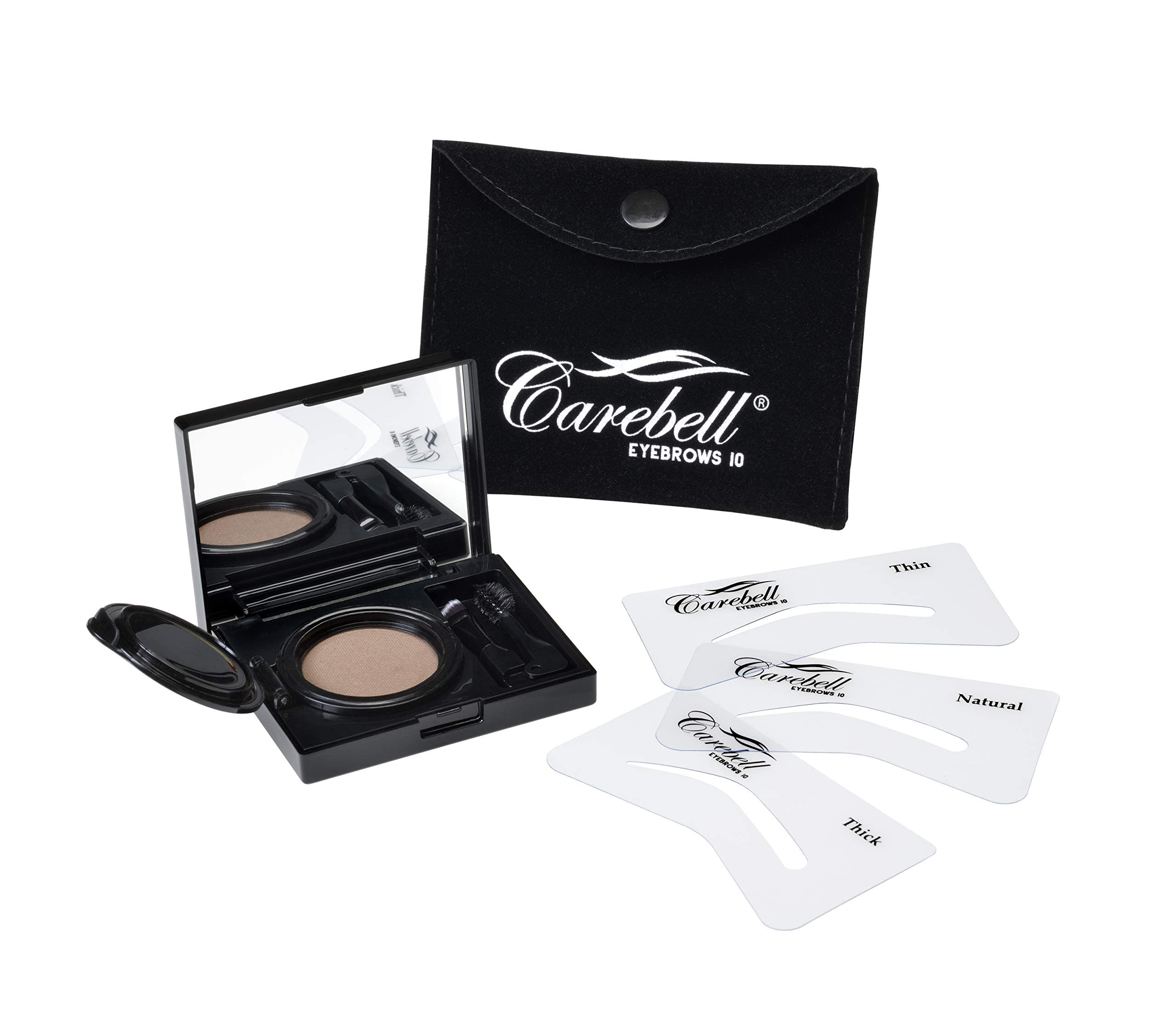 Maquillaje para Cejas Carebell Eyebrows 10 (C-03 DARK BROWN) · Rubio oscuro, castaño claro y castaño medio.