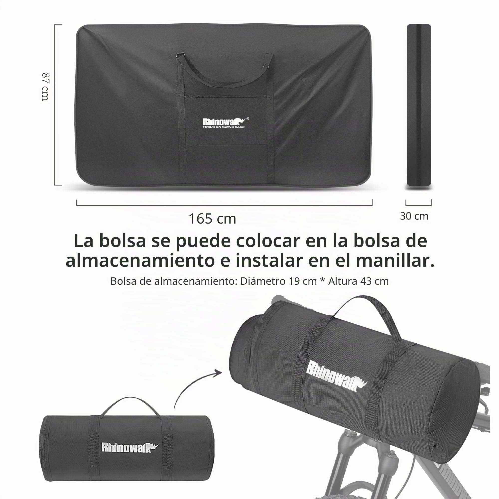 UBORSE Bolsa de Transporte para Bicicletas de Plegable 29 Pulgadas Bicicleta Funda Impermeable Fundas para Bicicletas MTB para viajes en tren, avión, Bolsa de Almacenamien Bolse de Transporte