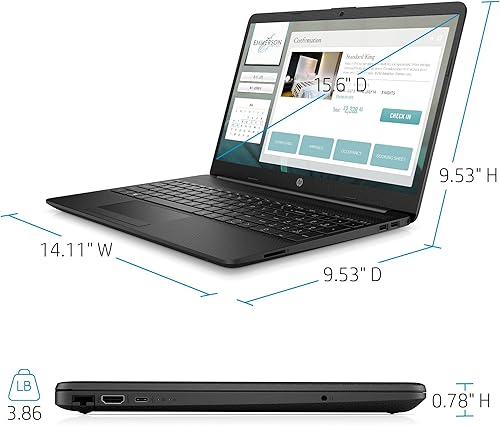 Miniatura 4 de HP 2023 Pavilion - Laptop HD de 15.6 pulgadas, Intel Pentium N5030 de cuatro núcleos (hasta 3.1 GHz), 8 GB de RAM, 256 GB SSD, gráficos Intel UHD,