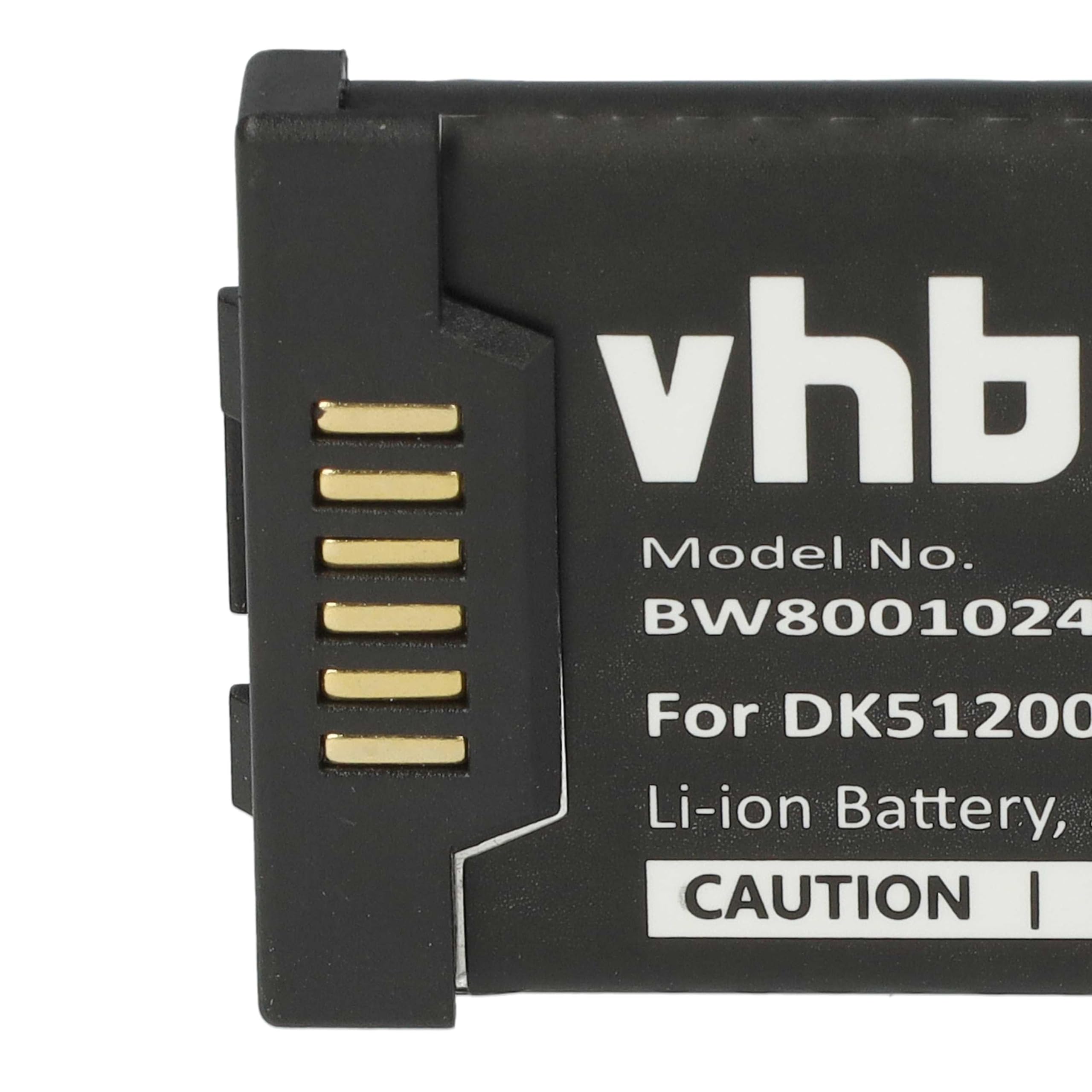 vhbw 5X Batterie Compatible avec Mitel 612d, 622d, 632d, 620d, 622dt, 610d, 612dt, 630d, 600d téléphone Fixe sans Fil (800mAh, 3,7V, Li-ION)