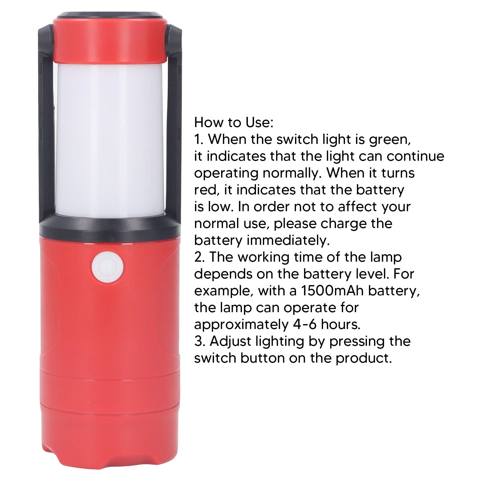 CHICIRIS Lanterna da Campeggio 900lm LED Impermeabile Design