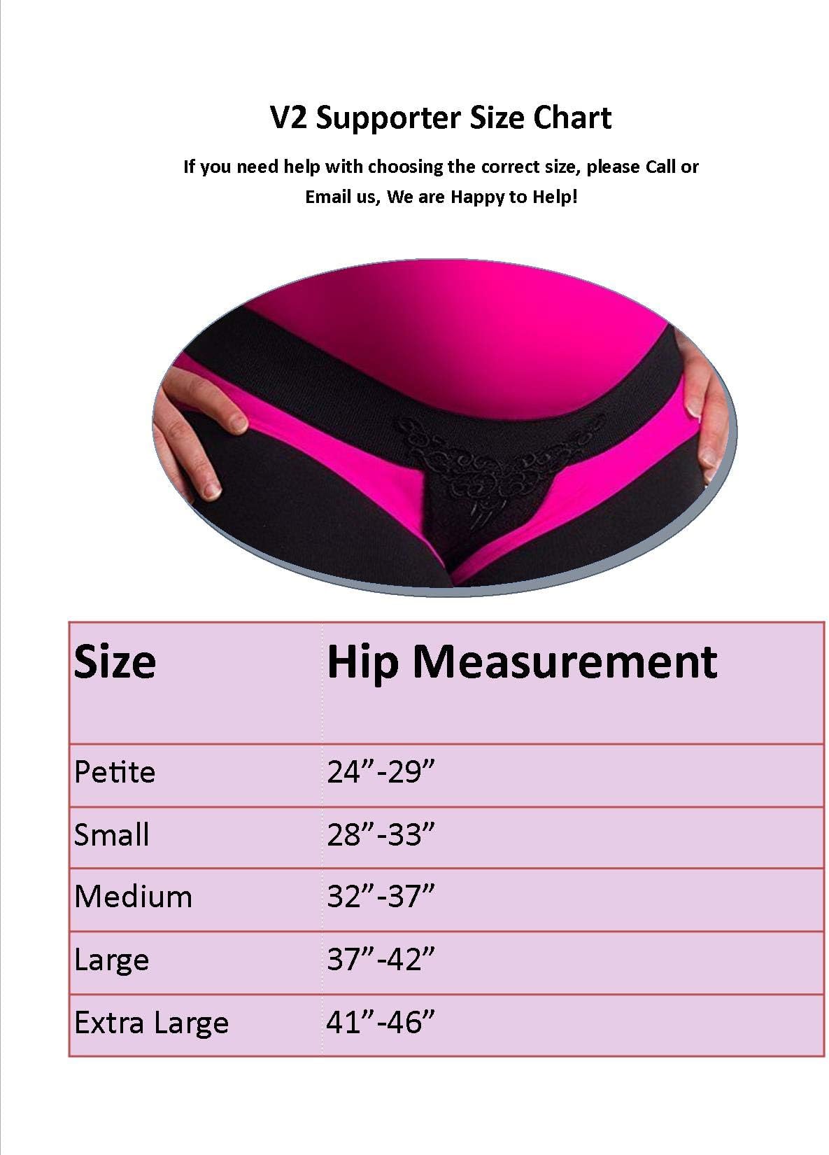 Perinatal Cares V2 Supporter for Vulvar Varicosities, Bladder and Uterus Prolapse, Vaginal Swelling (Extra Large, White)