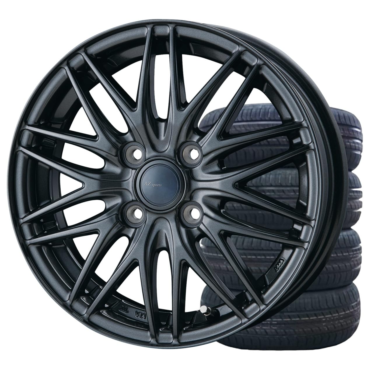 Amazon | 14インチアルミホイールタイヤセット 軽自動車 AZ SPORTS ML Amazon | 14インチアルミホイールタイヤセット 軽自動車 AZ SPORTS ML
