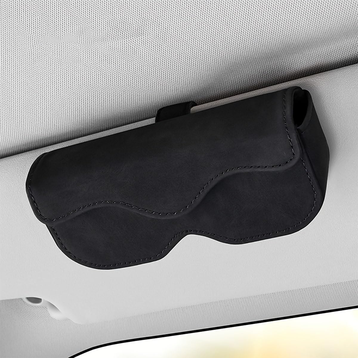 YYFYYDS Car Glasses Case,Compatible with Kia EV6/EV9/GT/GT Line,Car Accessories,Black