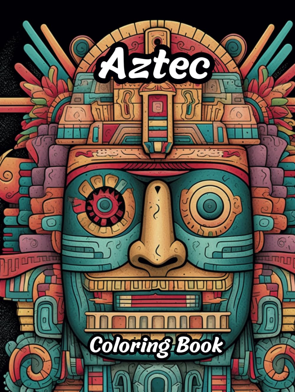Amazon.com: Aztec coloring book 2: 50 Pages | 8.5 x 11 Inches