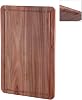 Deconox Doğal Akasya Ahşap Doğrama ve Kesme Tahtası - Kesme Panosu - 40x26x1.5 cm Çok Amaçlı Sunum Tepsisi, Peynir ve Et Servis Tahtası