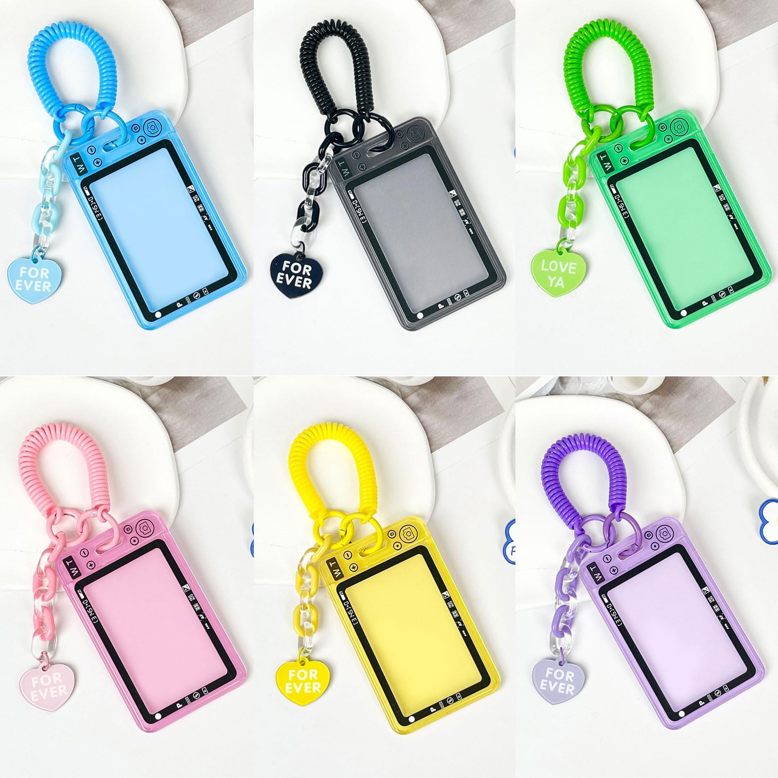 Amazon.com: TENYELE Photocard Holder with Pendant and Retractable