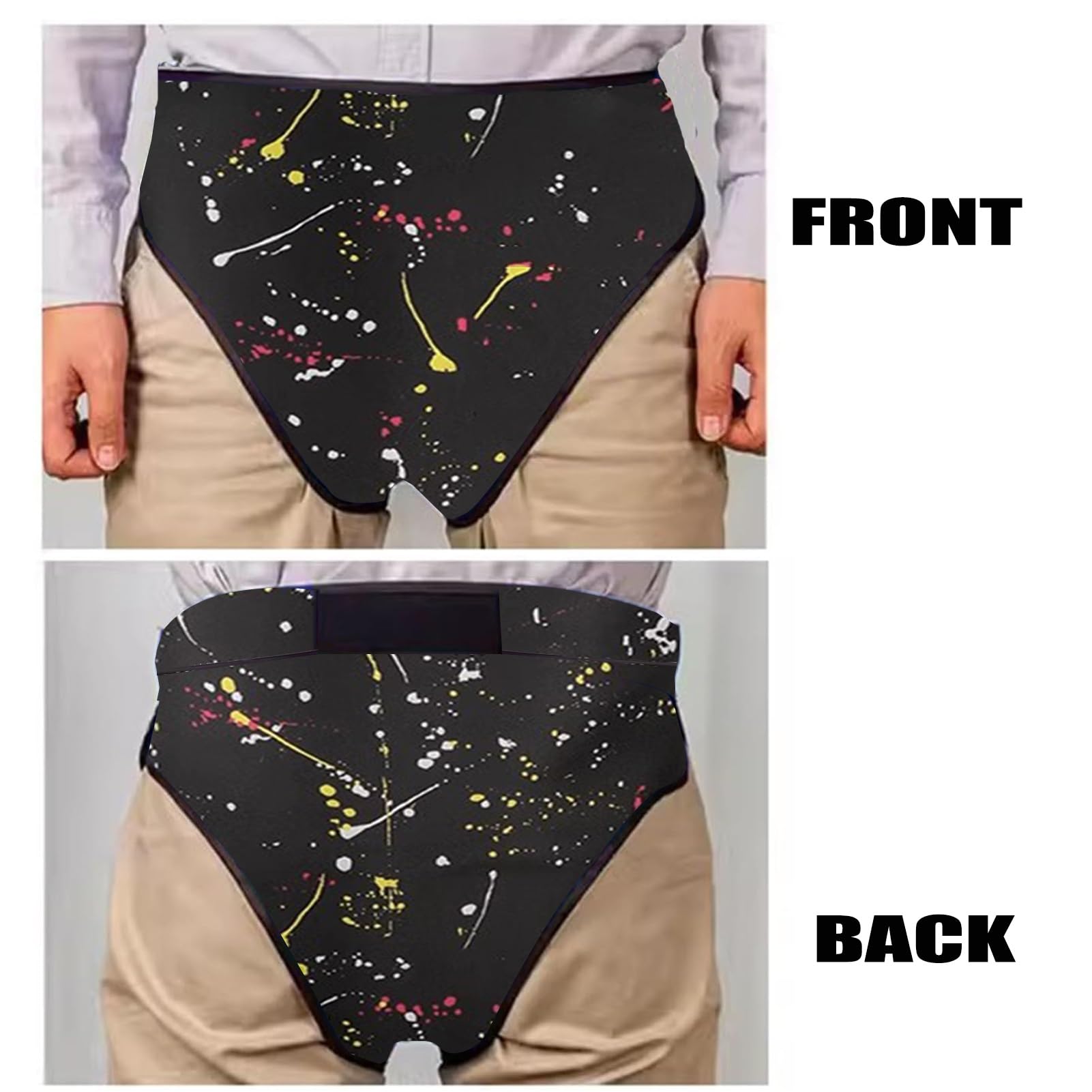 Delantal de Plomo Trajes De Plomo Negros Resistentes A La Radiación For Hombres, Ropa De Plomo Con Escudo De Rayos X De 0,35 Mmpb, Pantalones Triangulares De Plomo Ligeros Ajustables