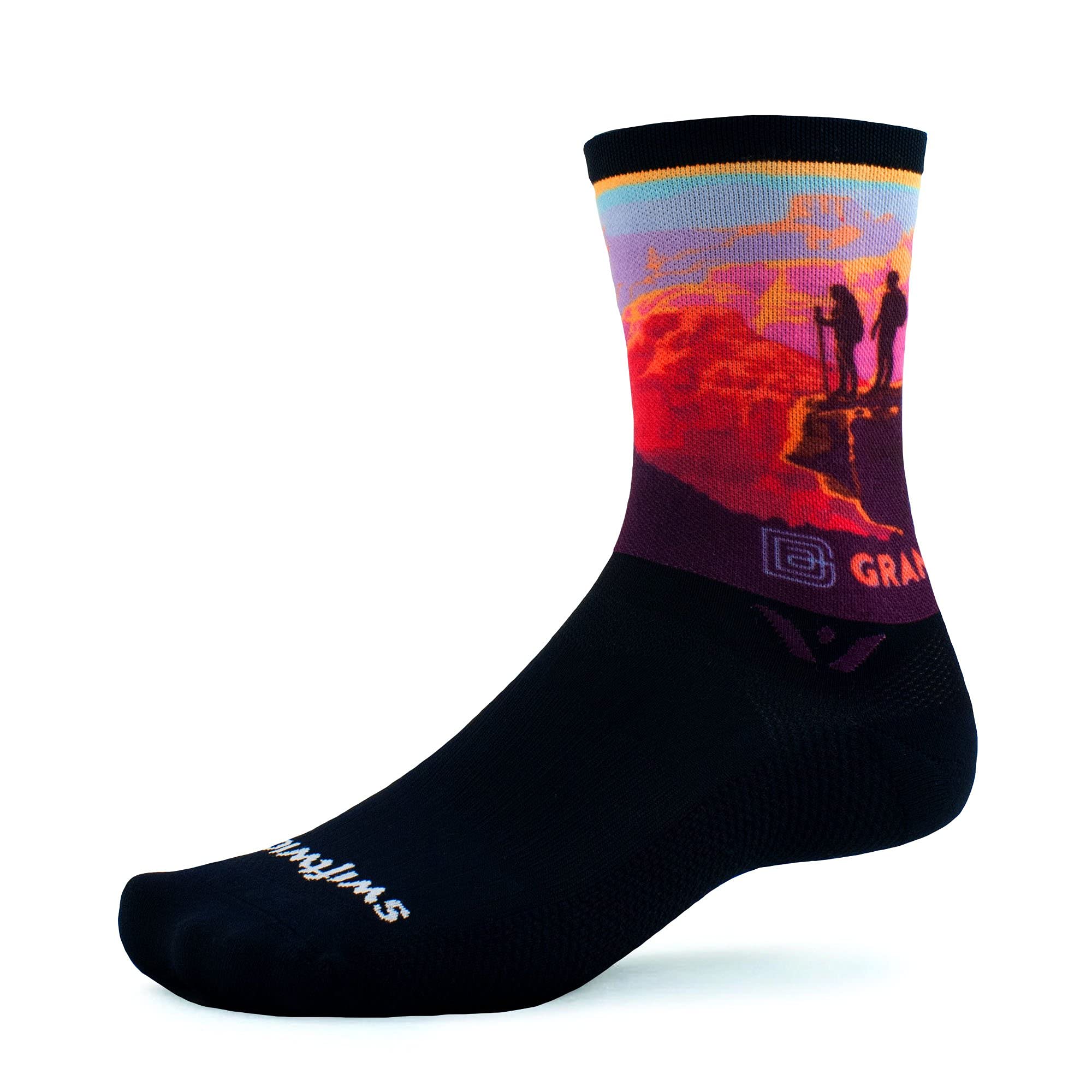 SwiftwickVISION IMPRESSION Crew, National Parks Edition, Running, Hiking and Cycling Socks