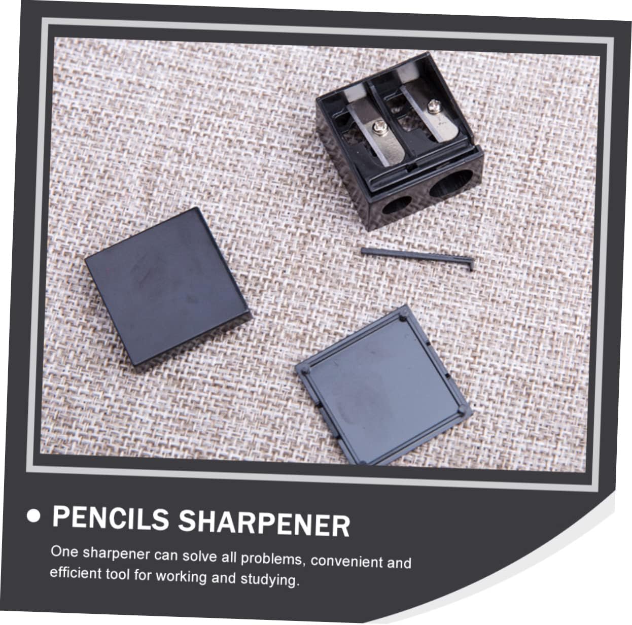 12pcs Double Brow Pencil Sharpener for Makeup Accessories and Portable Design for Eyeliner and Lip Liner Pencils Prevents Breakage