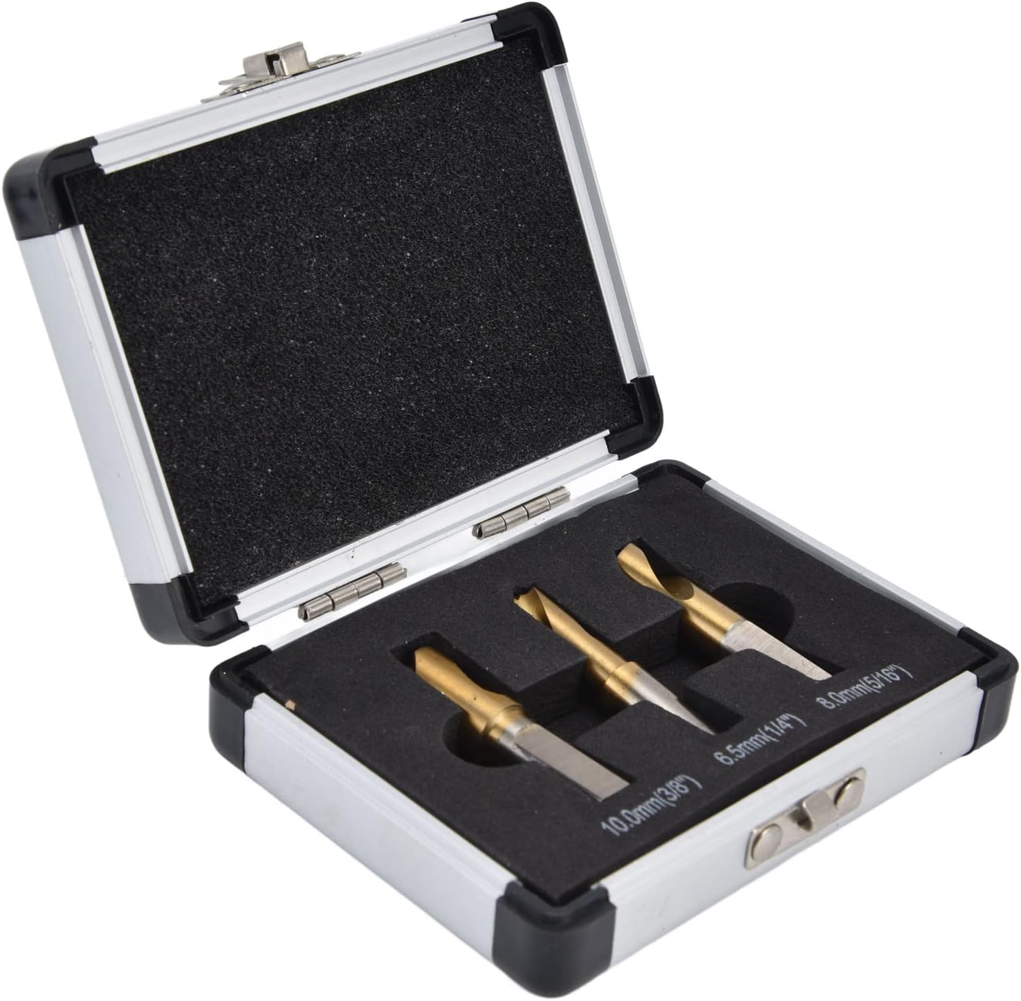 Weld Cutter Tool, Welding Drill Bit 3PCS Stable Non Slip with Storage Box for Household