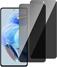 chejuza Privacy Screen Protector for Xiaomi Redmi Note 12 Pro 4g/5g /Note 12 Pro+ Plus 5g [2 Pieces], 9H Hardness, Full Coverage Anti Spy Tempered Glass, HD Screen Protector