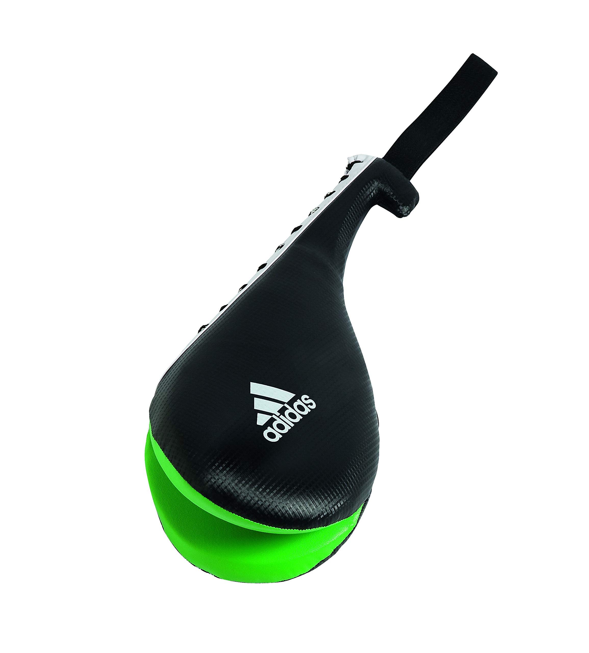 COLPITORE DOPPIO ADIDAS IN PU PER TAEKWONDO KIDS MIS. XS NERO VERDE