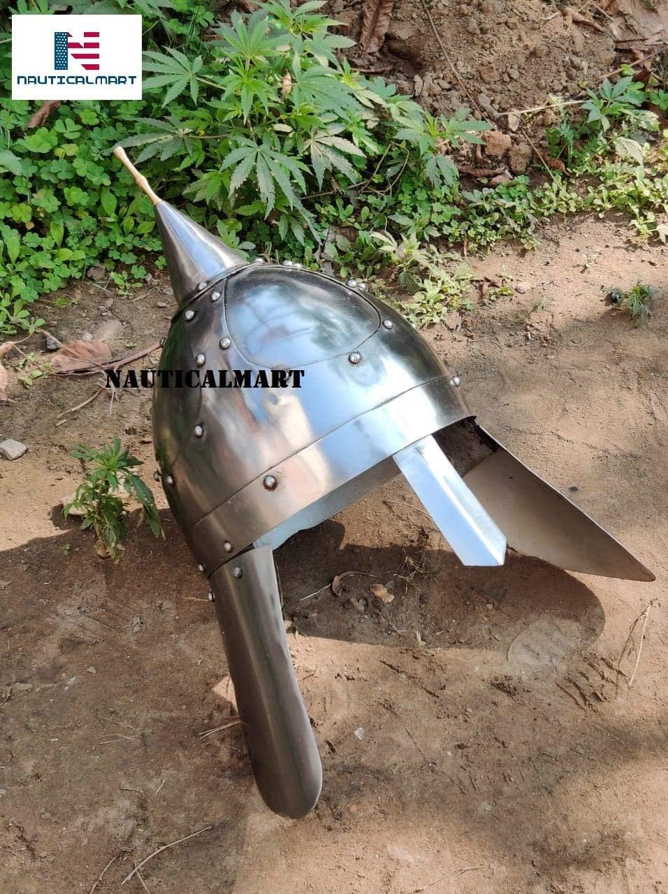 NauticalMart Celtic Armor Helmet | Medieval Metal Knight Helmets | Wearable for Adult | Medieval Costumes