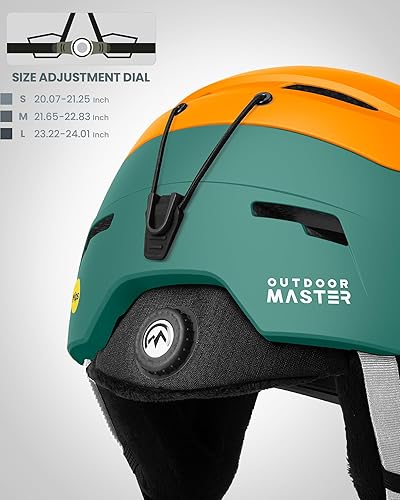 Miniatura 3 de OutdoorMaster ELK MIPS - Casco de esquí, casco deportivo de nieve y snowboard para hombres, mujeres y jóvenes