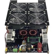 Magnetic Induction Heating Kit 5000W Induction Heater, PCB Board Heating Machine, Coil, Pump, Crucible, Power Supply for Wireless Heat 70mlCrucible