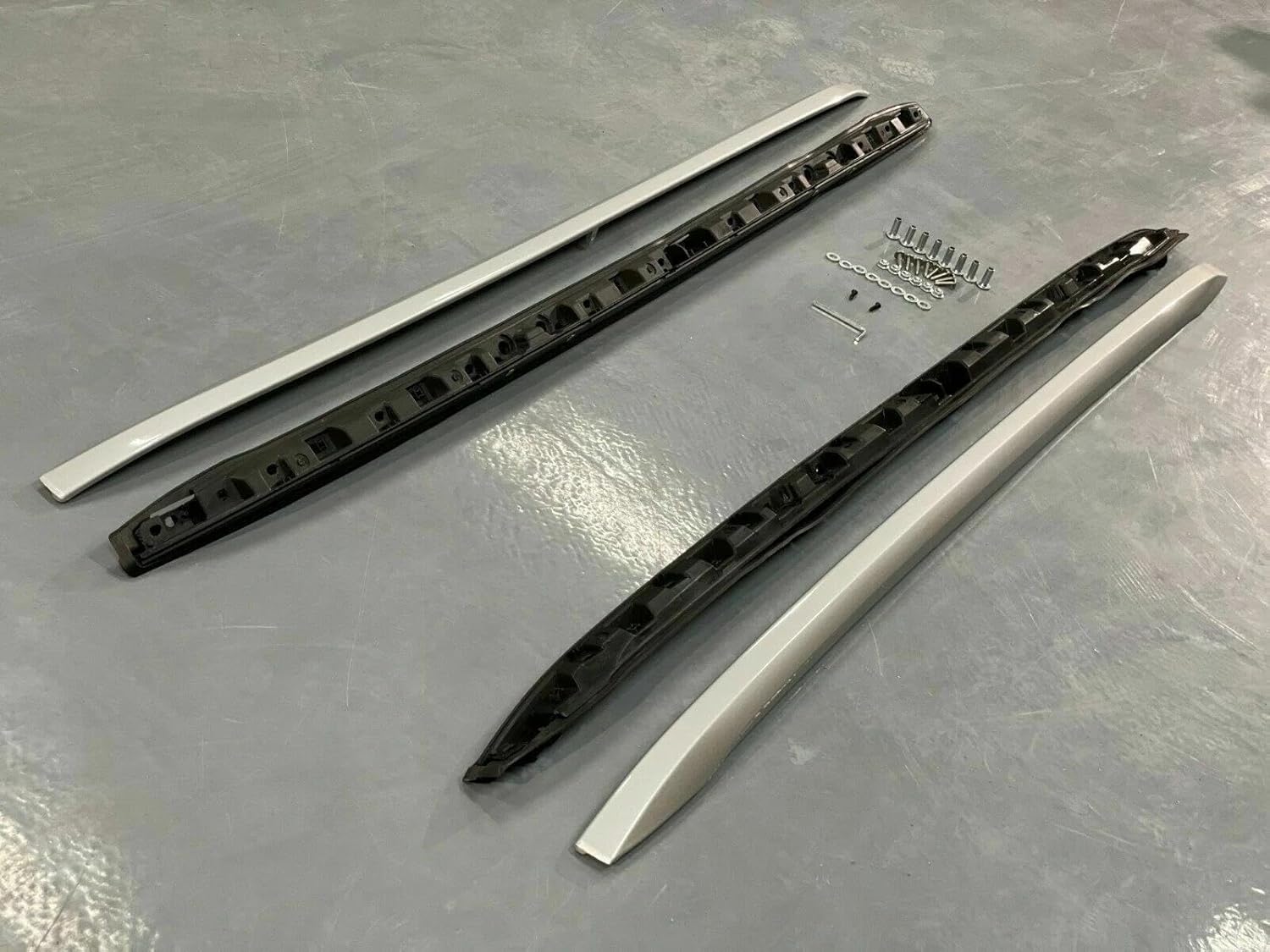 US Stock Silver 2PCS Roof Rack Rail Fits for Acura MDX 2014 2015 2016 2017 2018 2019 2020 2021 Luggage Carriers Crossbars Cross bar roof Rails