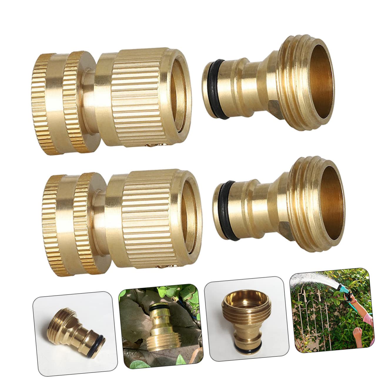 Toddmomy 20juegos Adaptadores De Manguera De Jardín Conectores Rápidos De Agua De Accesorios para Mangueras De Jardín Fabricados Fugas