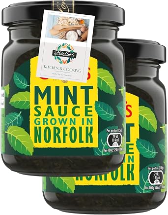 Mint Sauce Bundle with Colmans Mint Sauce 165g 2 Pack + Brightdale Kitchen Booklet