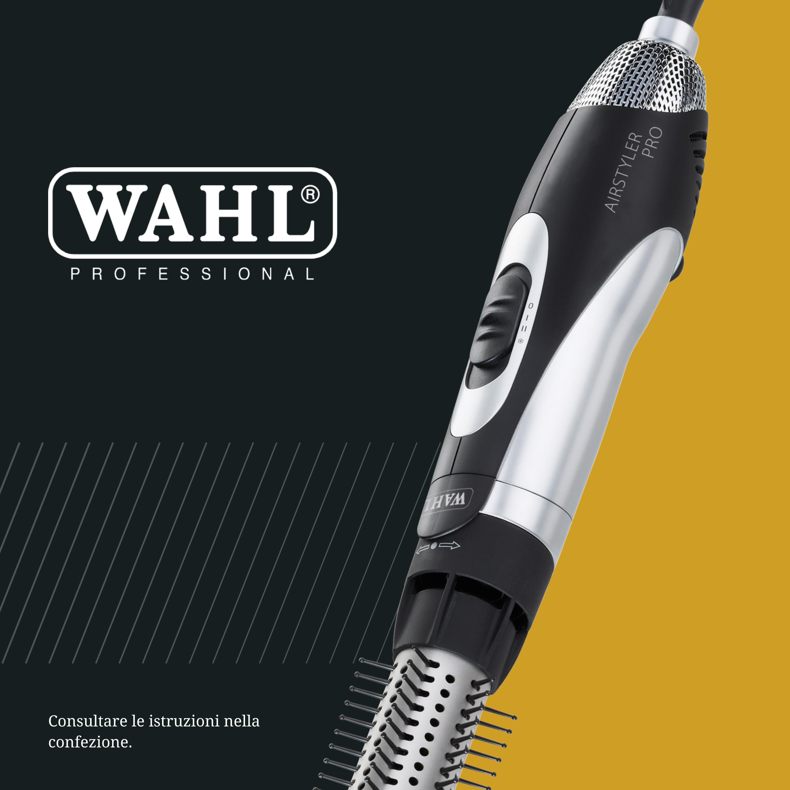 Wahl Airstyler Pro - Spazzola termica - Set di piastre ad aria calda di alta qualità