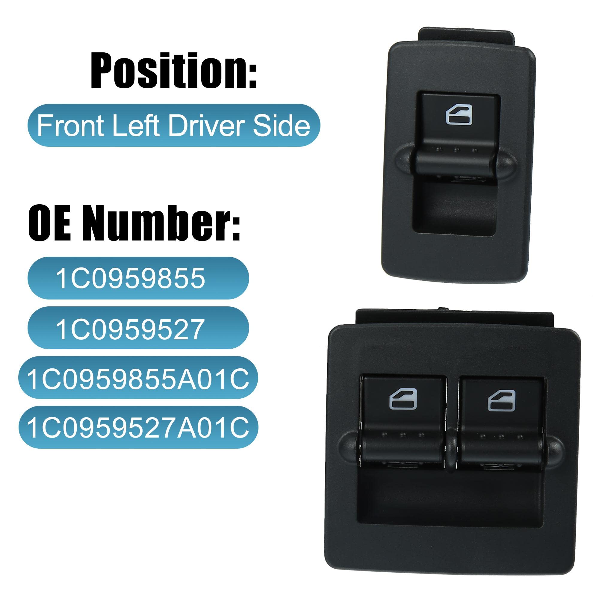 インポートヒロストアX AUTOHAUX Power Power Switch Beetle Window Master Window Side Volkswagen 1C0959527