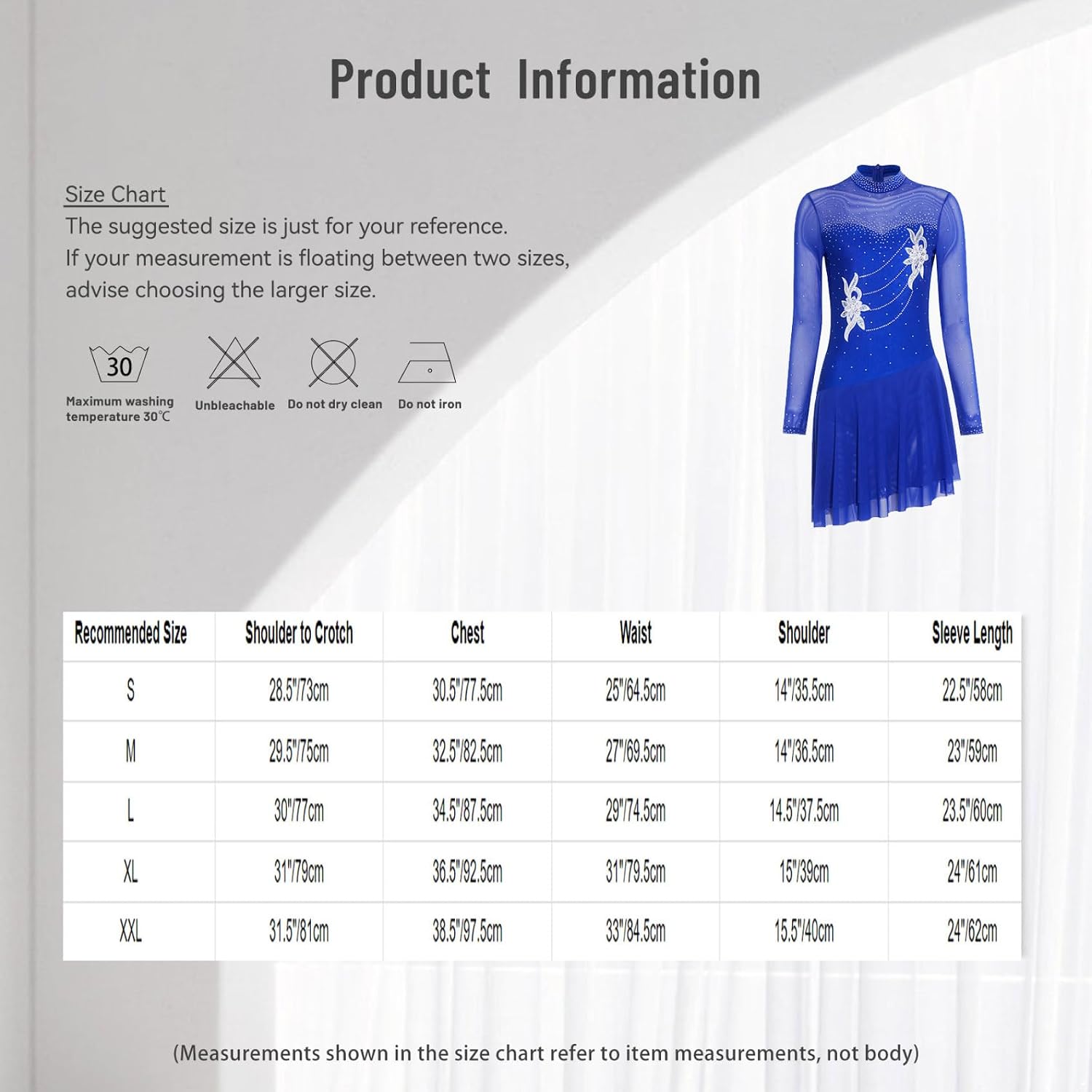 Women Ballet Leotard Dress Rhinestone Gymnastics Lyrical Contemporary Dance Tutu Ballerina Dancewear