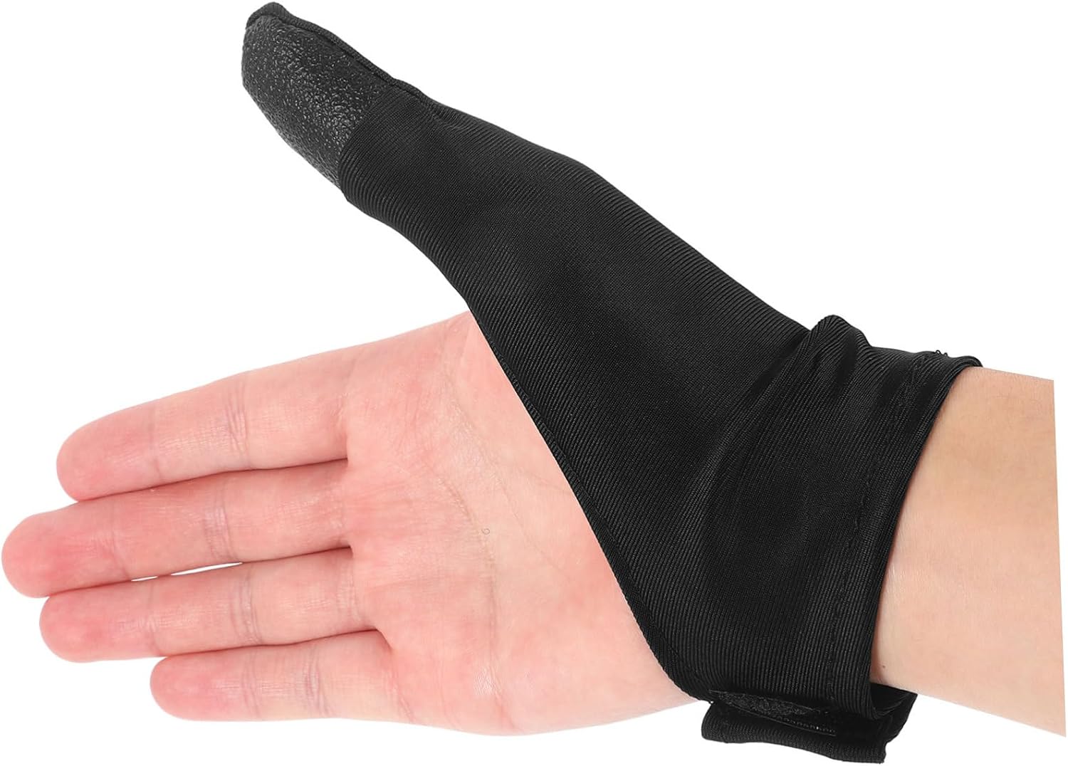 Elastic Bowling Gloves Soft Breathable for Arthritis Finger Covers Shock-Absorbing for Men Women Competition Pool Shooting Gloves