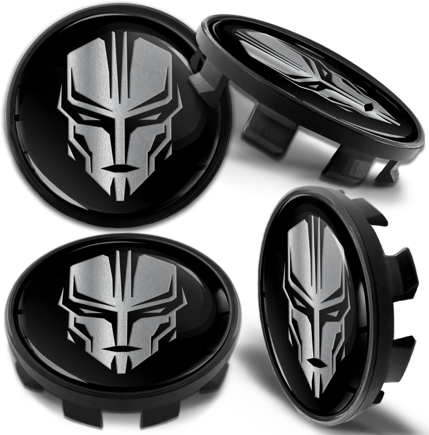 Tapacubos Para BMW - Juego De 4 Unidades, 68 Mm, Color Negro, Compatible Con Series 1, 2, 3, 4, 6, 7, X, Z Y M (2004-2019)