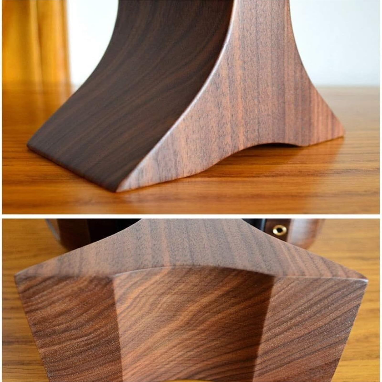 MRKU Support pour Casque Audio, Crochet de Suspension, étagère de Bureau en Bois, Fixation pour Manette de Jeu vidéo.