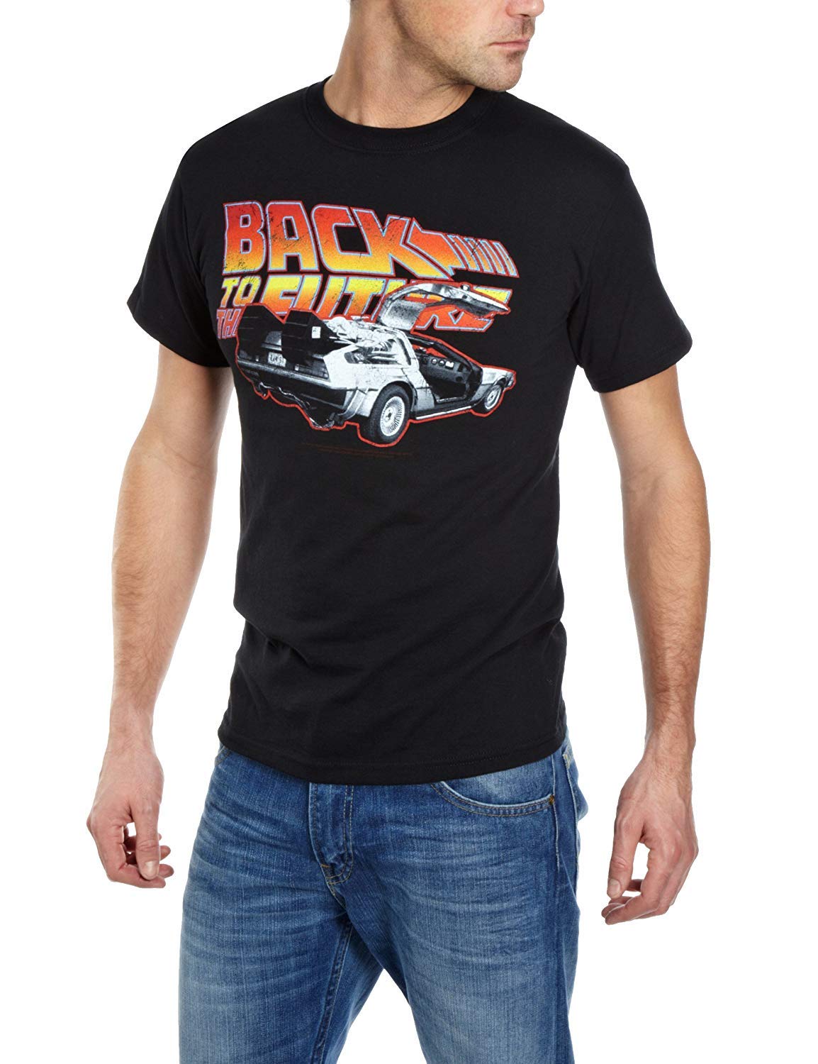 Back to the Future B2TF Car Printed Mens T-Shirt