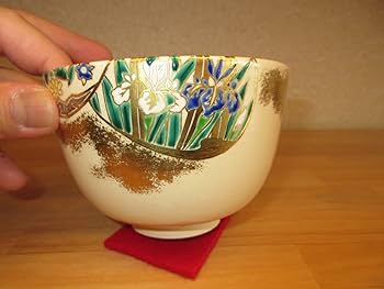 Amazon | 【逢絢亭】茶道具 茶碗 抹茶茶碗 京焼 仁清写 貝合わせの図