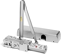 Dynasty Hardware 4401 Series Grade 1 Commercial Door Closer - Heavy Duty Hydraulic, ADA Compliant, Adjustable Size 1-6, Aluminum