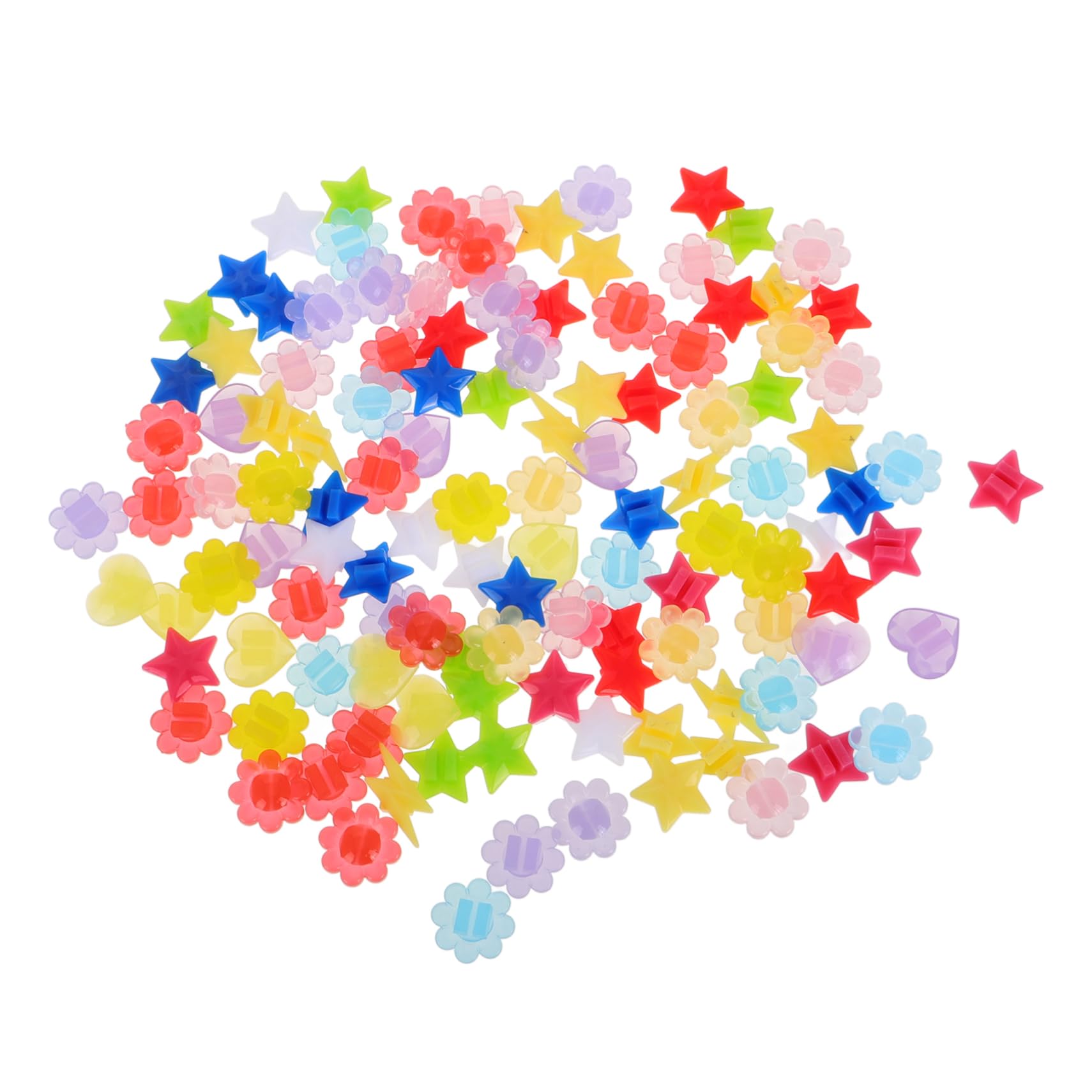 Hemoton Easy Attachments for Bike Accessories Bicycle Wheel Spokes Beads Decorative Bike Spoke Covers in Multiple Colors