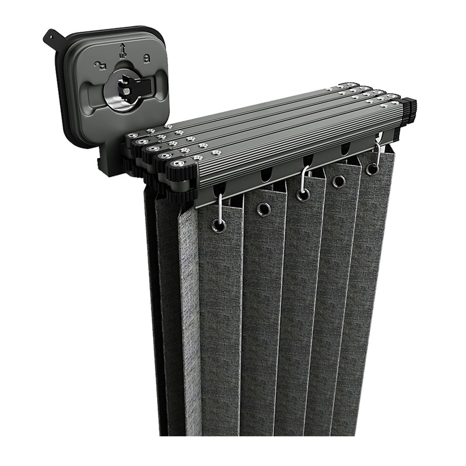 Tringle à rideau de douche pliable rétractable réglable et étanche