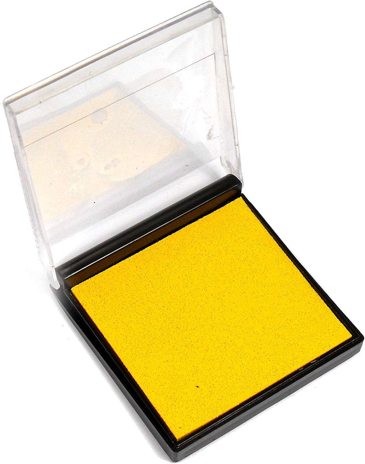 New Washable Ink Stamp Pads 7cm x 7cm with lid for Easy Storage (Yellow) Amazon.co.uk Home