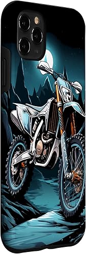 Miniatura 3 de Funda futurista para iPhone 11 Pro Max Dirt Bike Ice Racing Frozen Track