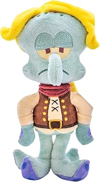 SpongeBob SquarePants Movie: The Search for SquarePants - Bikini Bottom Glow Pals 6 Plush Toy Assortment, Glow-in-the-Dark SpongeBob, Patrick, Squidward, Flying Dutchman Collectibles for Kids Ages 3+